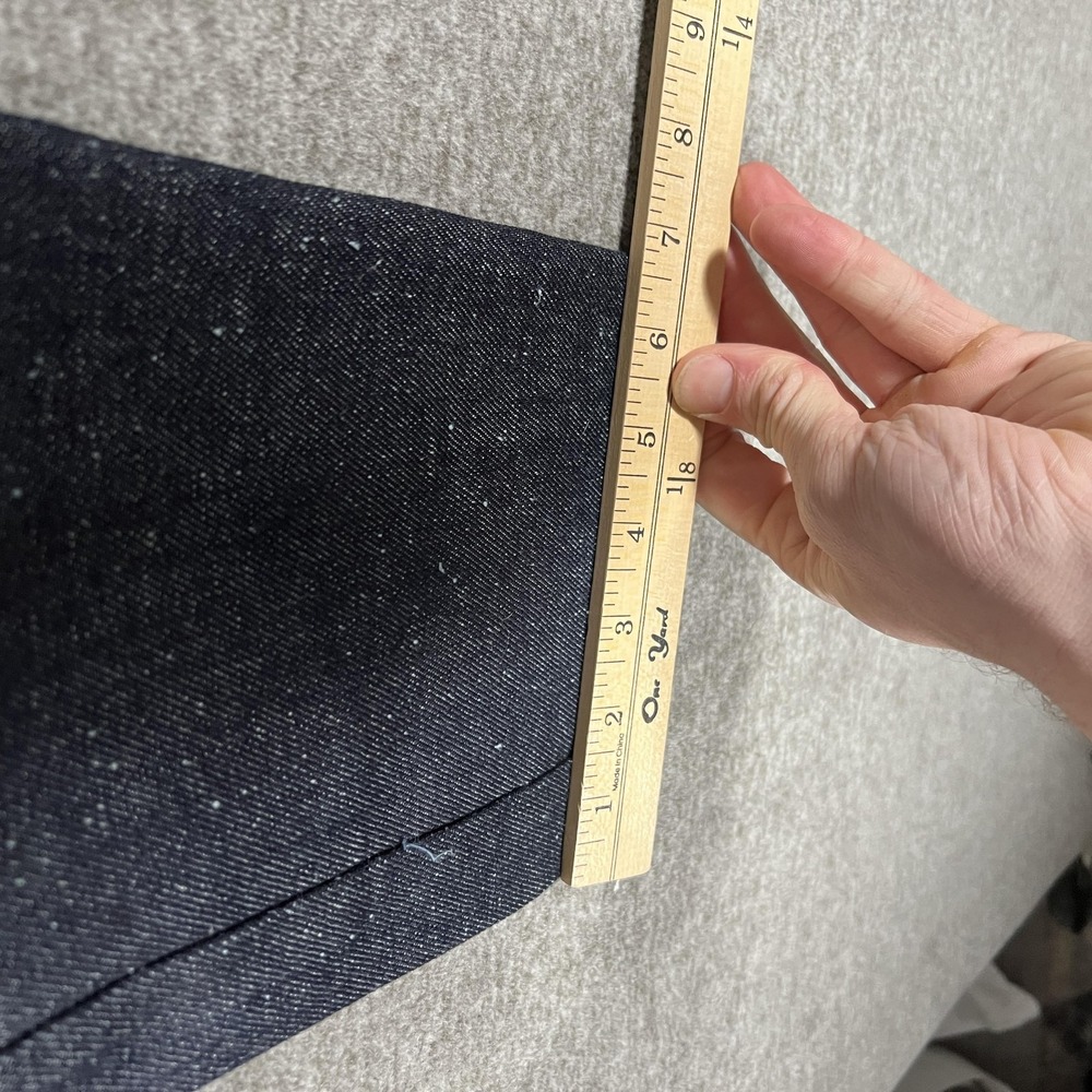 RGT SK Jeans Sz 29 15oz Indigo Skinny Raw Denim Button Fly‎ USA Rogue Territory - Picture 9 of 13